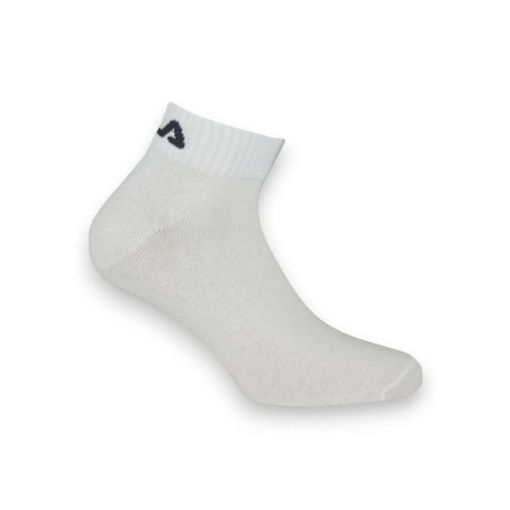 Picture of FILA QUARTER PLAIN SOCKS 3 PACK WHITE 39-42